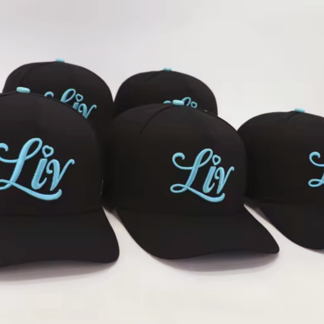 Livy Snapback - Turquoise blue