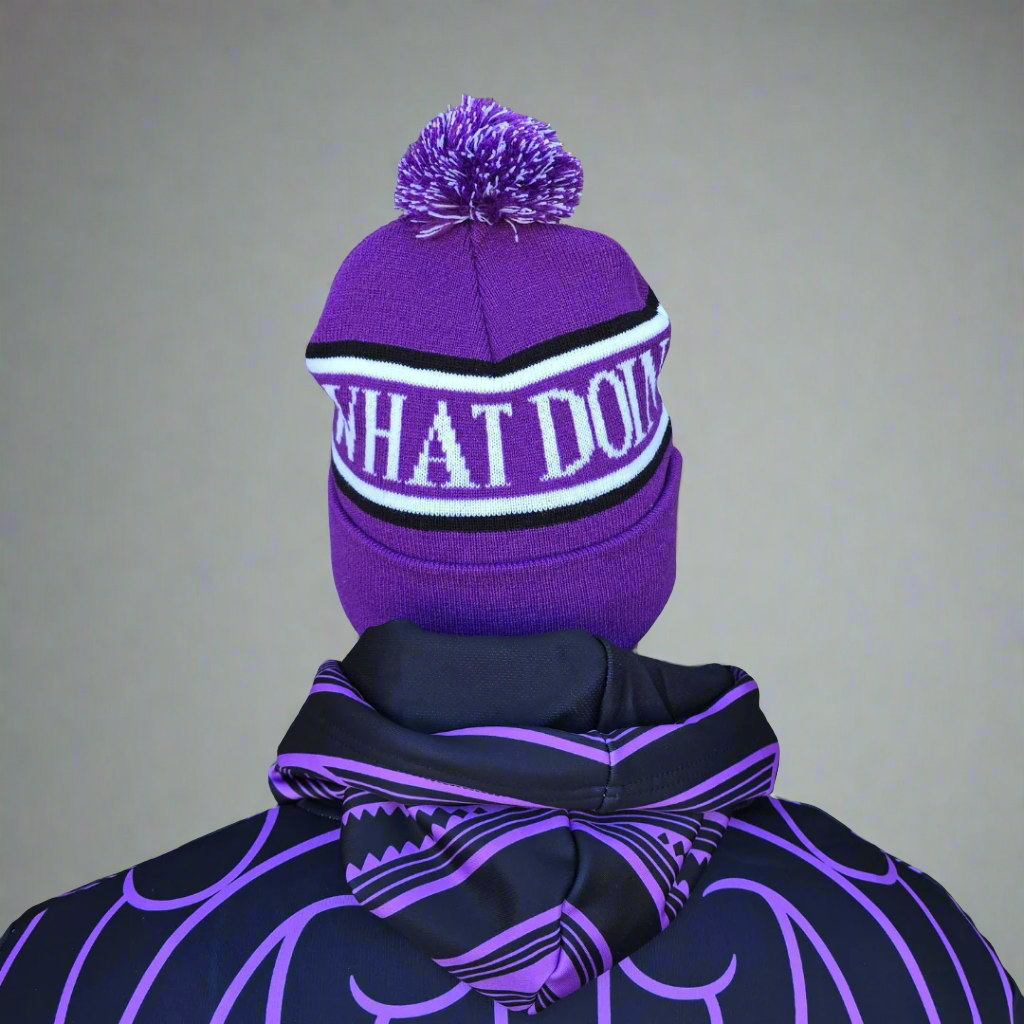 What Doin Beanie - Purple