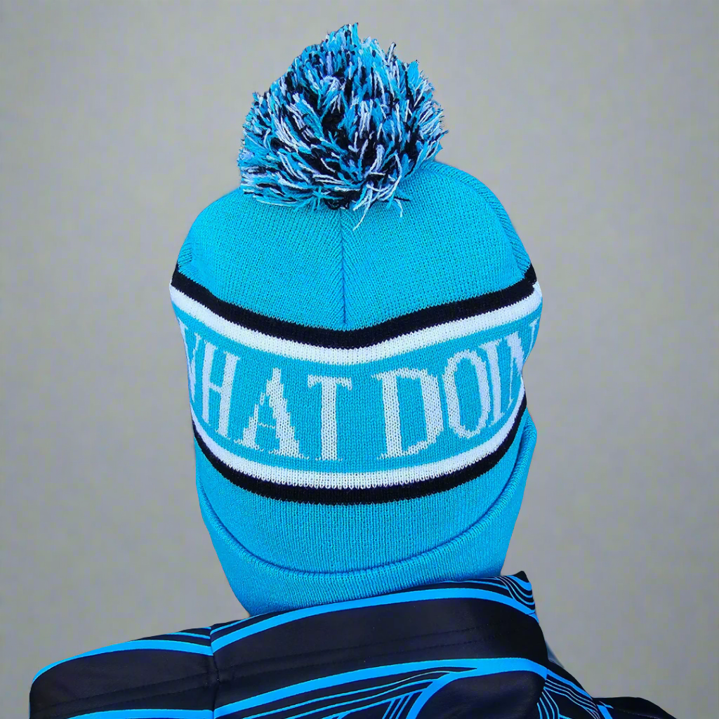 What Doin Beanie - Turquoise Blue