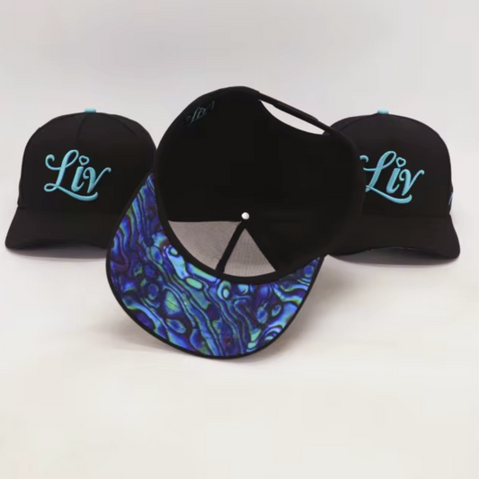 Livy Snapback - Turquoise blue