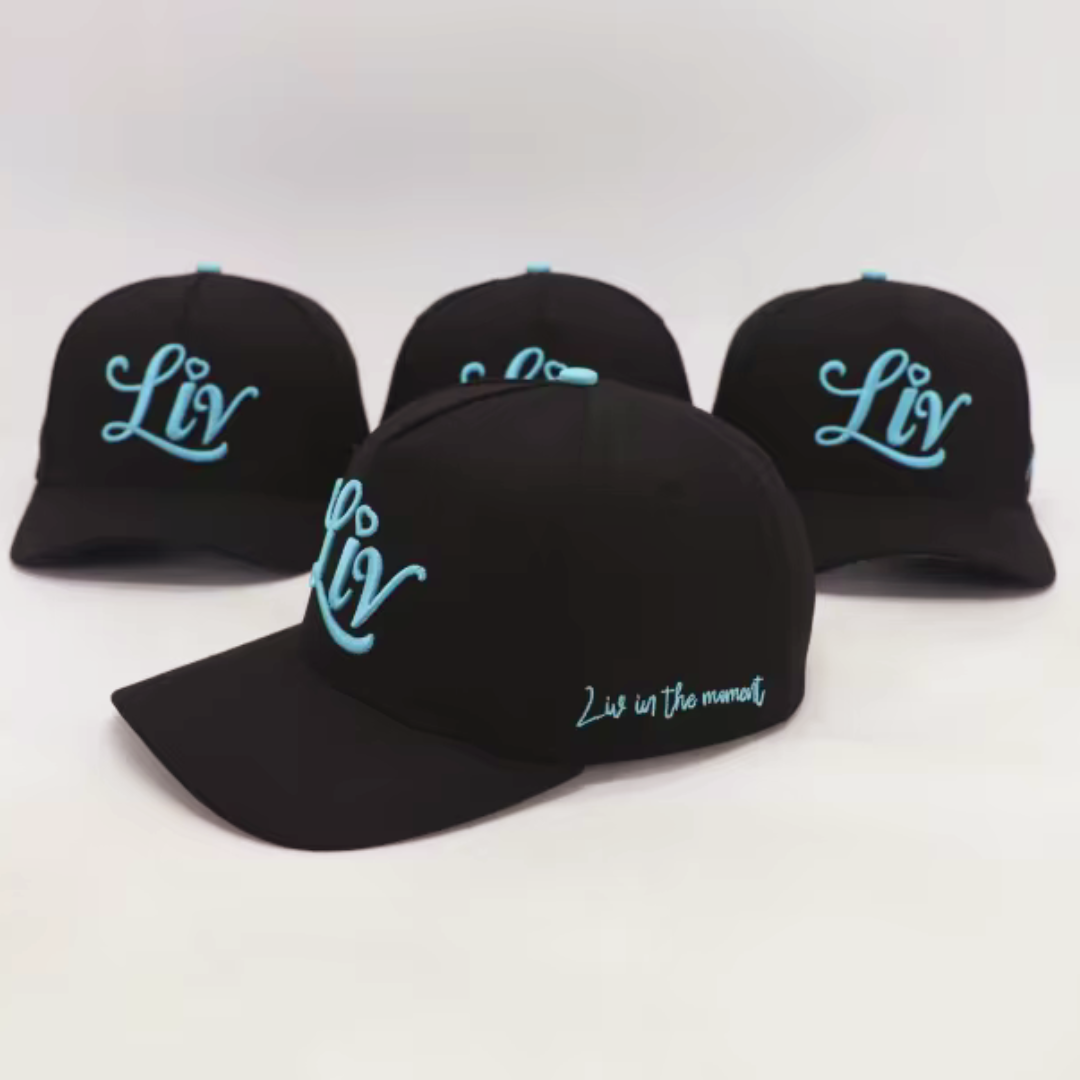 Livy Snapback - Turquoise blue