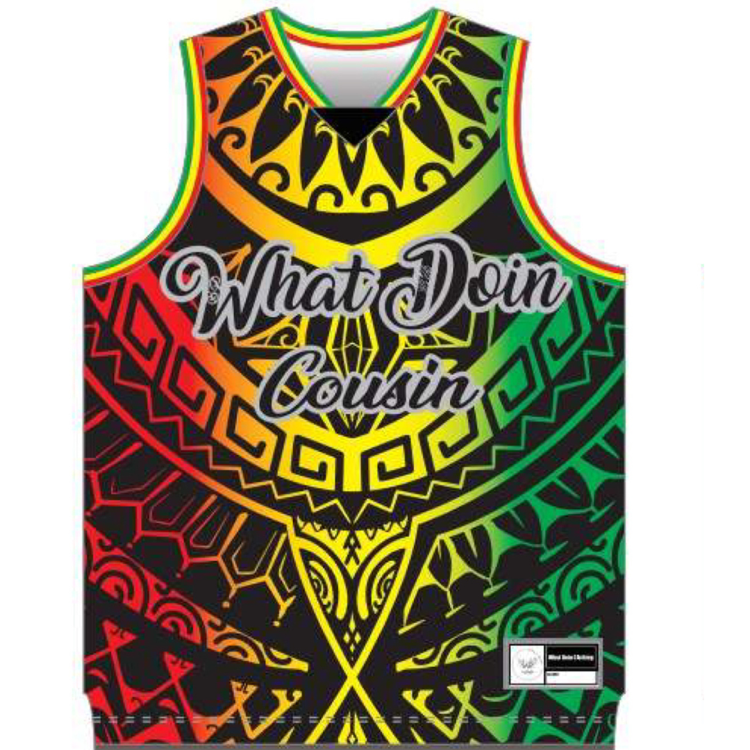 Cook Islands Bob Marley Singlet in Black