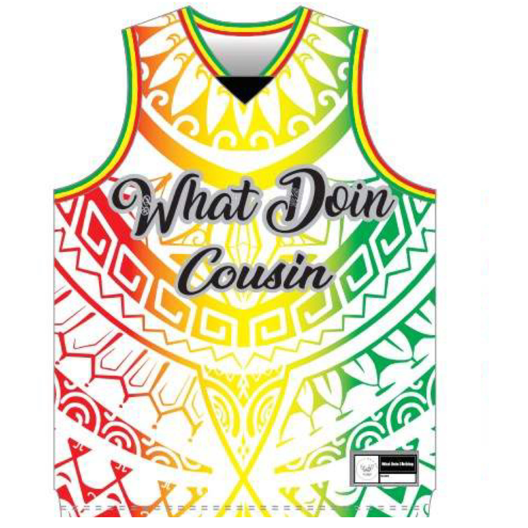 Cook Islands Bob Marley Singlet in White