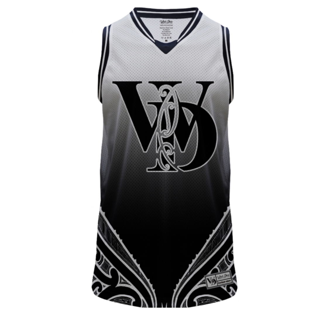 Māori Black Singlet